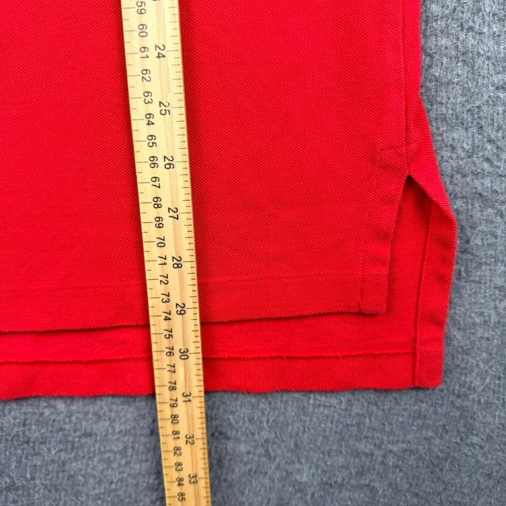 Polo Ralph Lauren Men's Size XL Classic Fit Mesh Polo Collared Shirt‎ Red